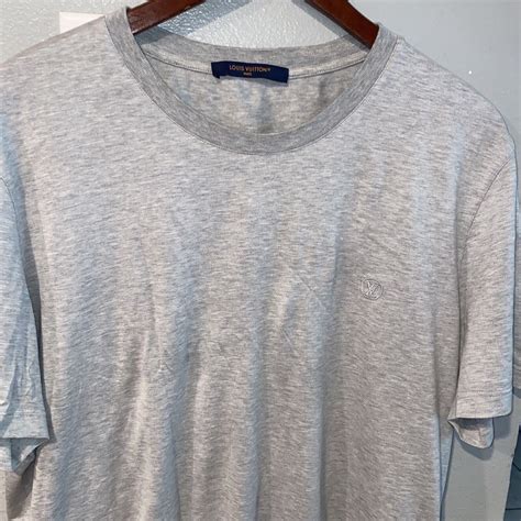 Authentic LOUIS VUITTON Gray Tshirt 0120.